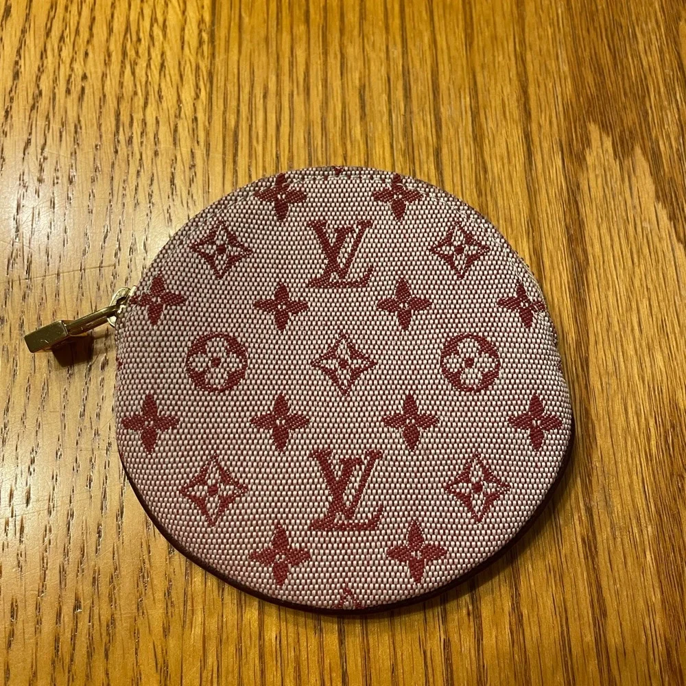 Louis Vuitton Monogram Cherry Mini Lin Coin Pouch - Picture 1 of 9